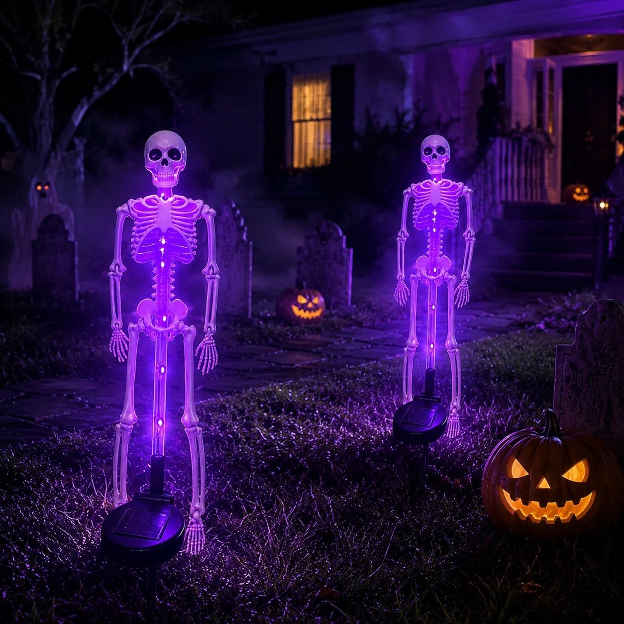 🔥Hot Sale - 49% OFF🎉Solar Skeleton YardStake