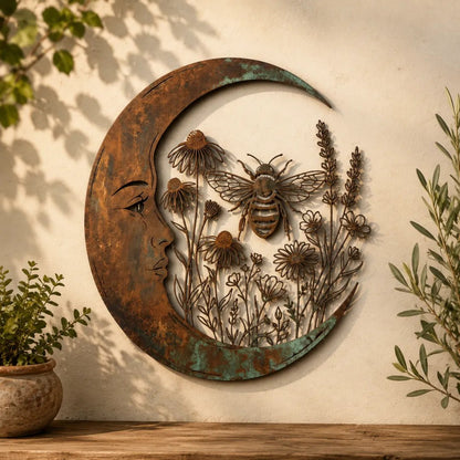 🔥Last Day 49% OFF -Dragonfly Moon Wall Decor