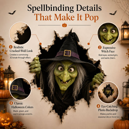 Halloween Break-In 3D Wall Decals