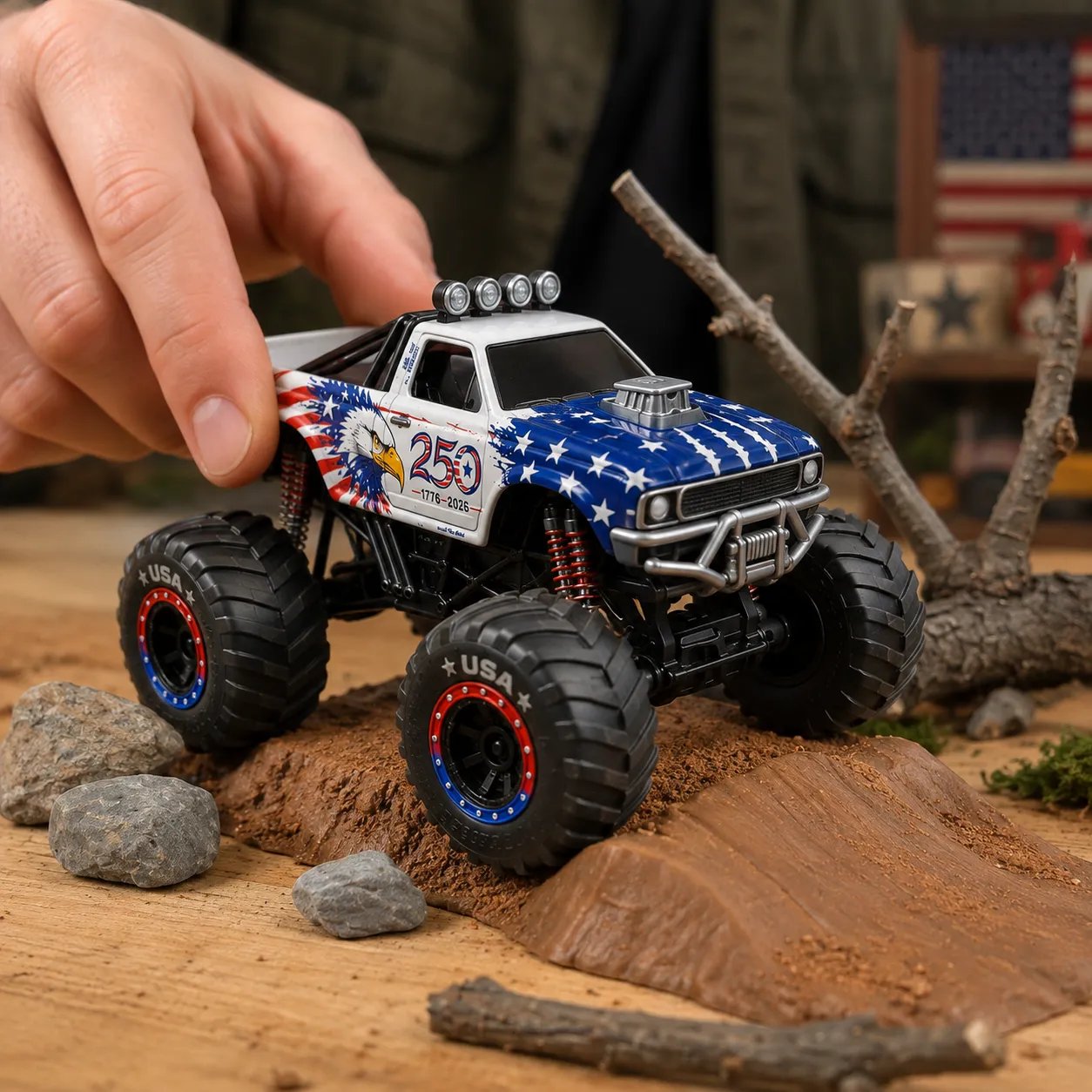 Freedom Crusher 250th Anniversary Die-Cast Monster Truck