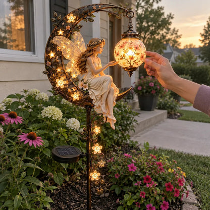 🧚‍♀️Last Day 49% OFF🌙 Moonlit Fairy Lantern™ – Solar Garden Stake Light ✨