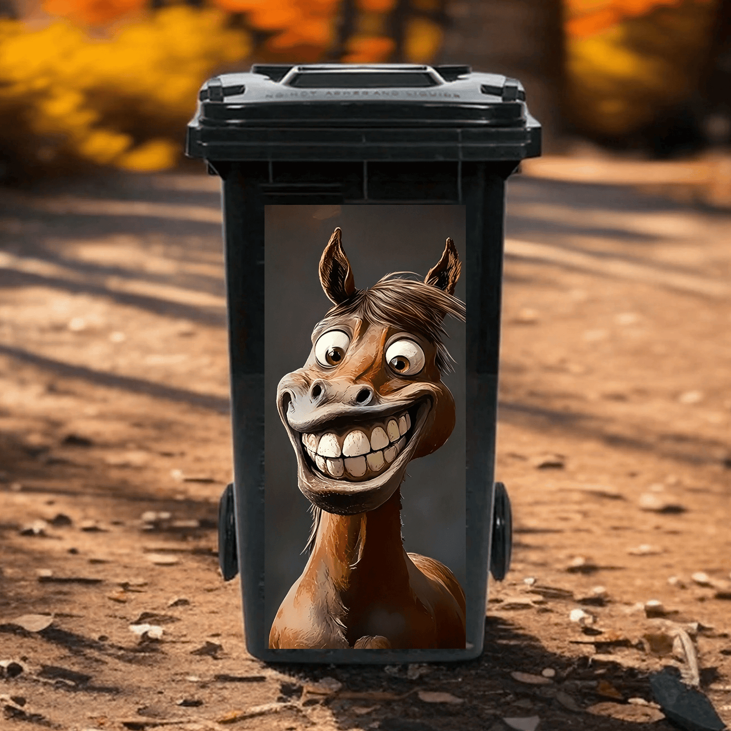 ⏳ Last Day 49% OFF – Creative Trash Can Sticker with Colourful Cartoon✨