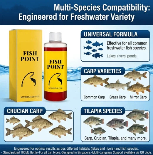 🎣 Concentrated Fish Attractant Liquid – 🐟Fast-Acting Red Worm Formula