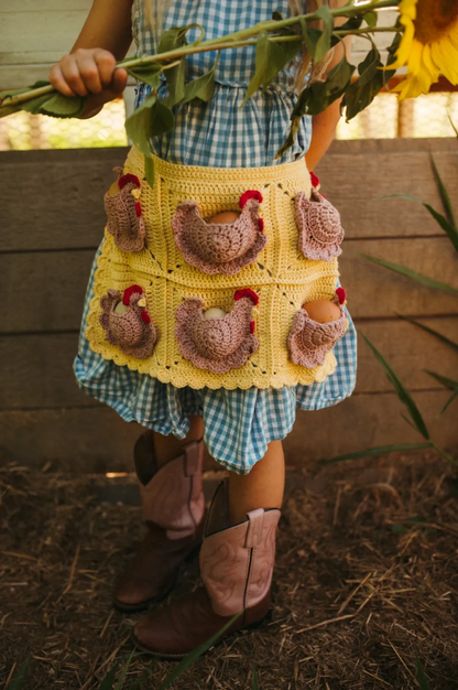 🥚Crochet Chicken Egg Gathering Apron