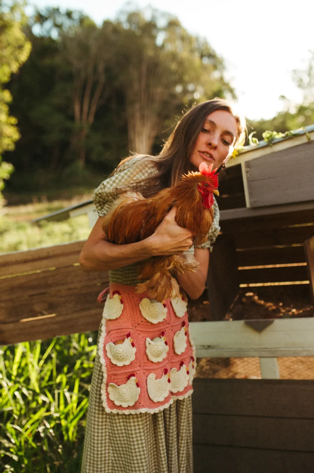 🥚Crochet Chicken Egg Gathering Apron