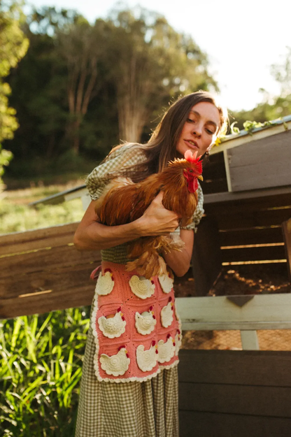 🥚Crochet Chicken Egg Gathering Apron