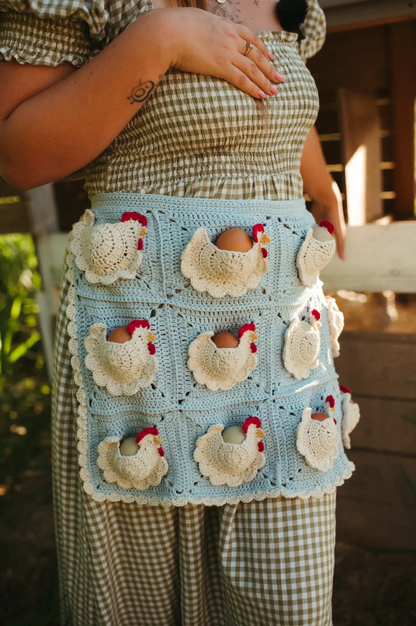 🥚Crochet Chicken Egg Gathering Apron
