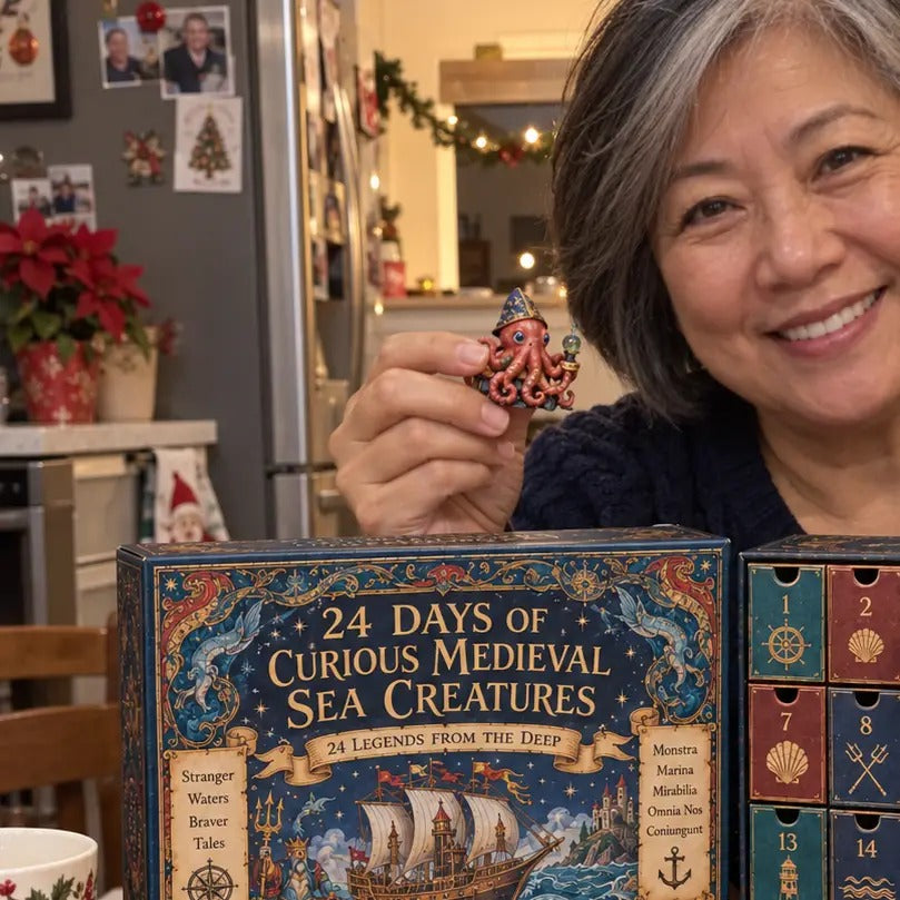 📅24 Days of Curious Medieval Sea Creatures🐙