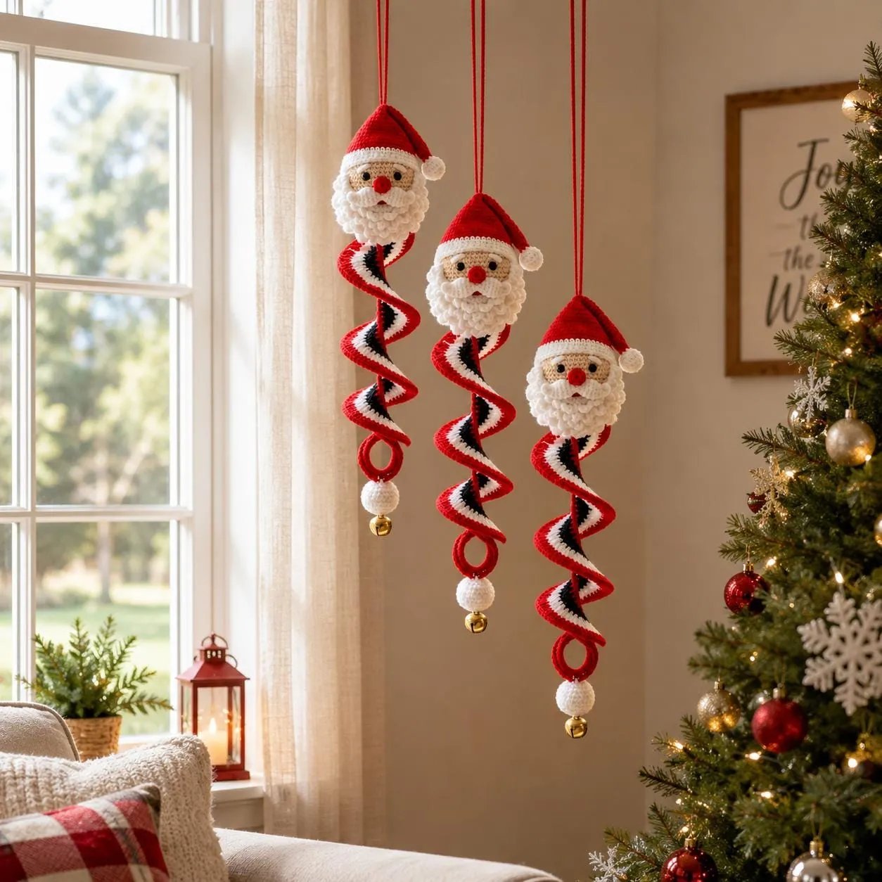 🔥 Limited Time Sale 49% OFF – ☃️ Crochet Snowman Spiral Ornament DIY Kit | Complete Beginner-Friendly Set with Soft Yarn, Crochet Hook, Festive Beads, Snowflakes & Step-by-Step Guide 🧶🎄✨