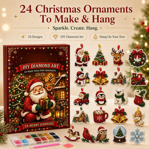 🔥Last Day 49% OFF - 🎄🎅 24 Christmas Ornaments To Make & Hang