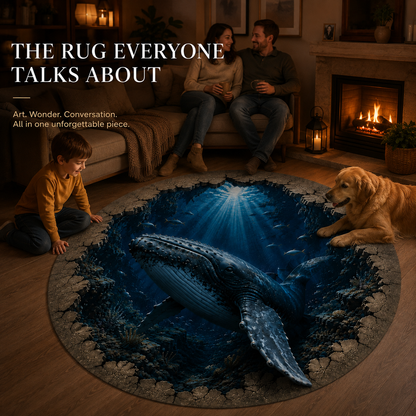 🌊 50% OFF Ocean Portal Illusion Rug™ - A Realistic 3D Ocean World Beneath Your Feet