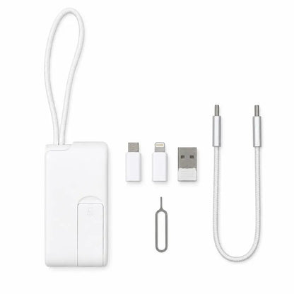 🧳 240W Pocket All-in-One Travel Tech Kit – USB-C Cable, Multi-Adapters, 480Mbps Data Sync, SIM/TF Storage & Phone Stand 🛫✨