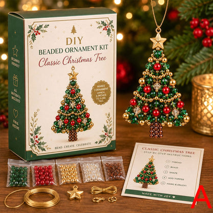 DIY Christmas Tree Beaded Ornament Kit