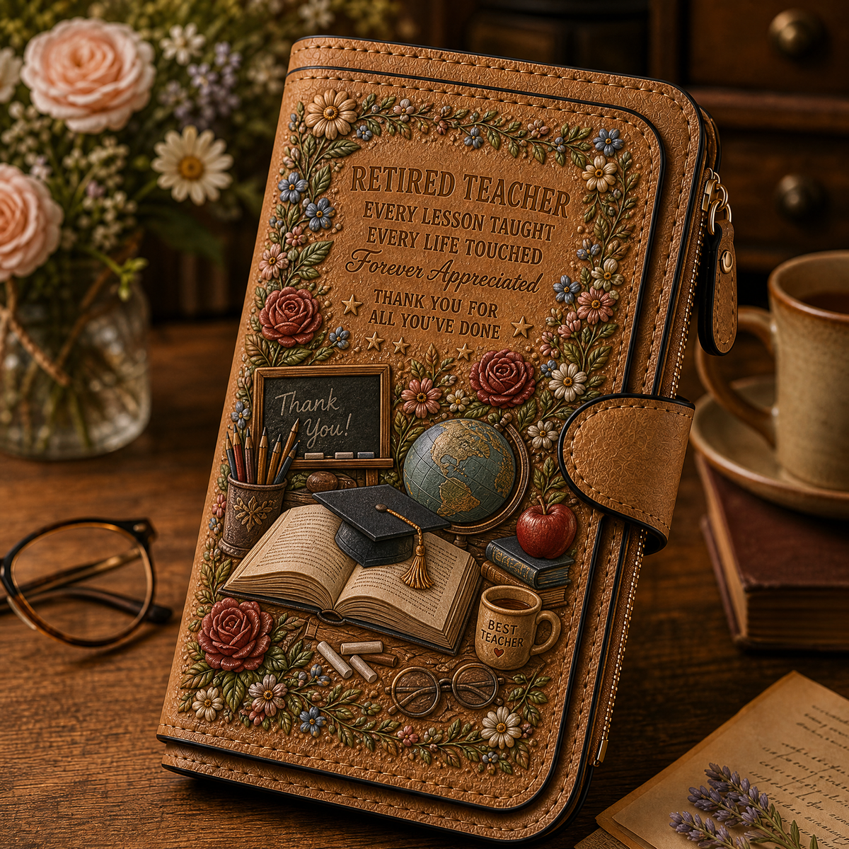 Retirement & Patriotic Commemorative Keepsake Wallet Collection
