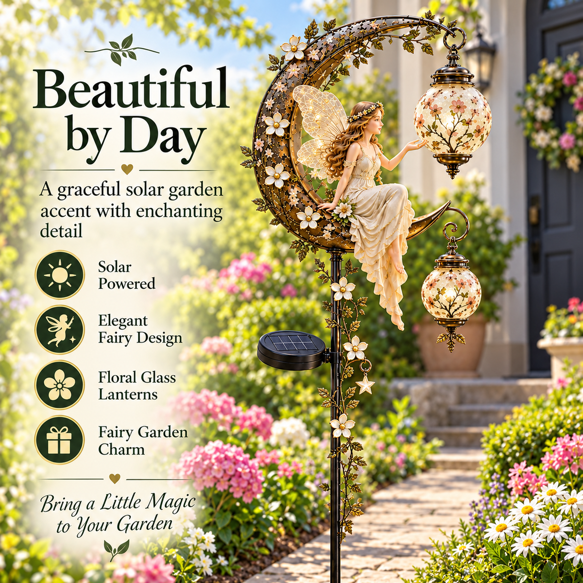 🧚‍♀️Last Day 49% OFF🌙 Moonlit Fairy Lantern™ – Solar Garden Stake Light ✨