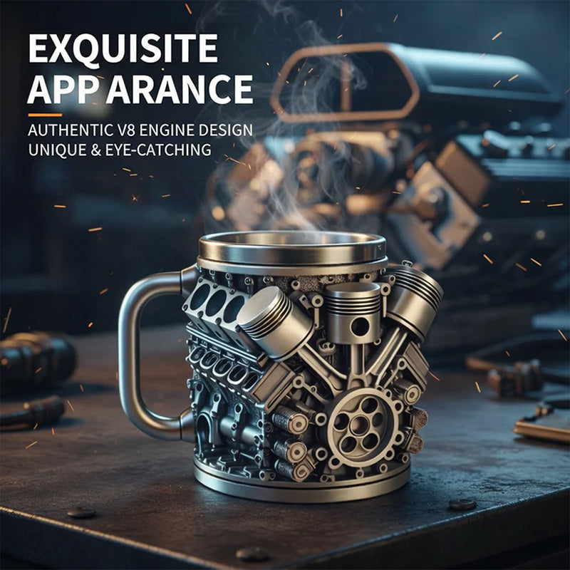 ⚡✨🚘️Ultimate  Engine Theme Gift Mug · The Dream Choice for Car Enthusiasts