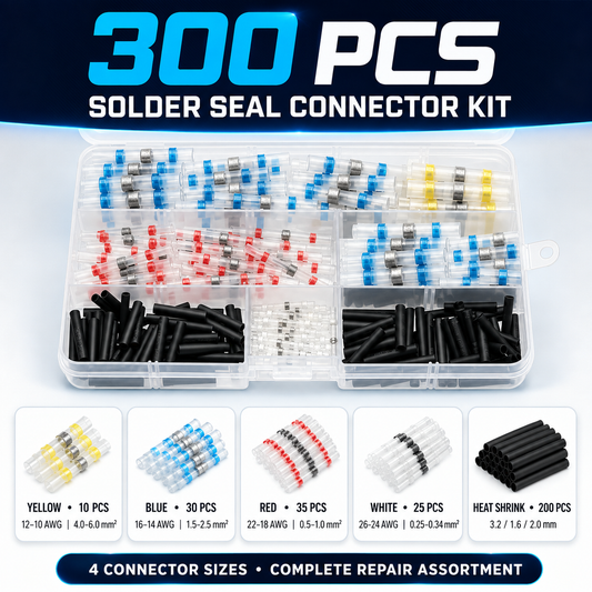 🔥Last Day 49% OFF - ✨300PCS WATERPROOF SOLDER WIRE CONNECTOR KIT