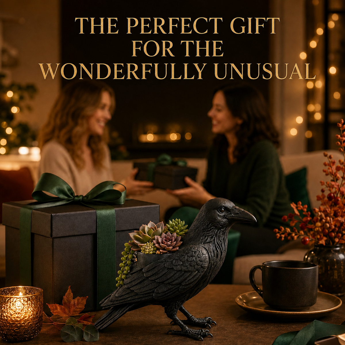 🎁Last Day 50% OFF - Crow Succulent Pot