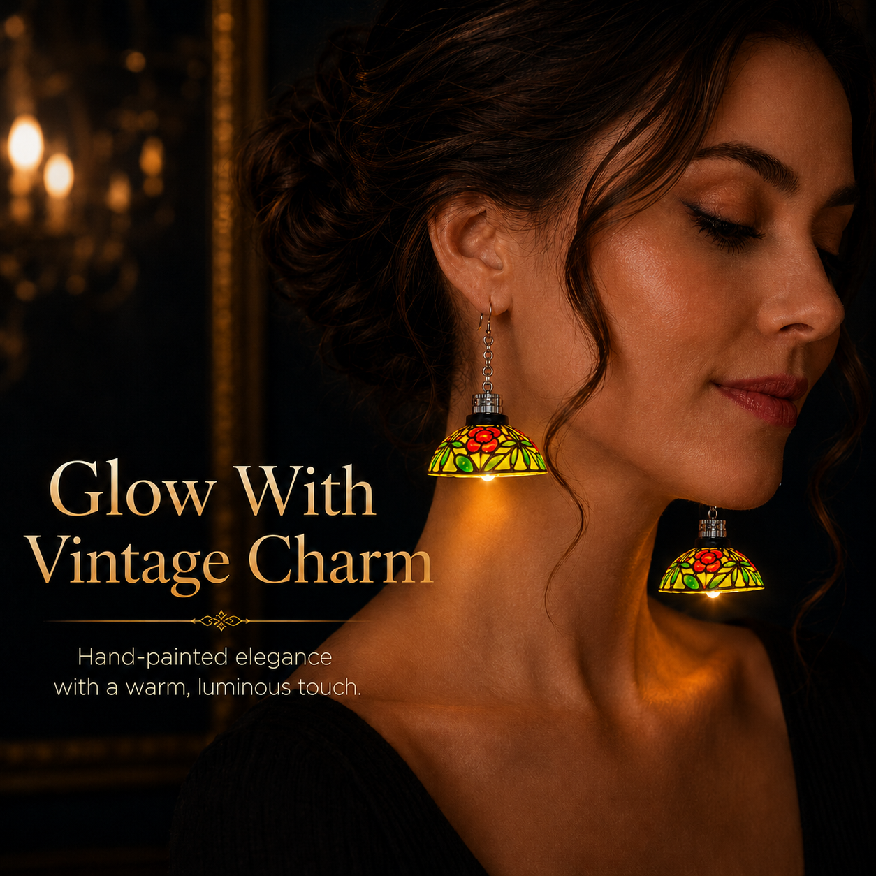 Light-up earring construction detail