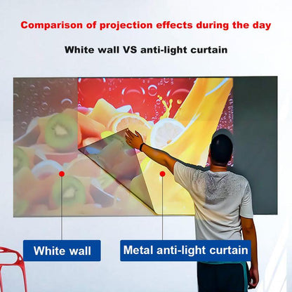 🔥Hot Sale - 49% OFF🔥4K Metal Lightproof Foldable Portable Movie Screen (16:9)🎥✨