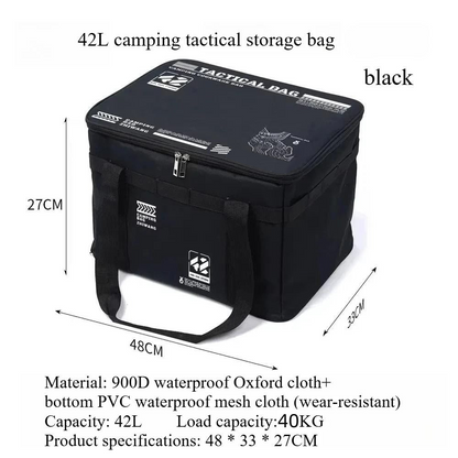 🔥Hot Sale 49% OFF🔥Large Capacity Outdoor Folding Storage Bag Waterproof Portable Camping & Picnic Organizer