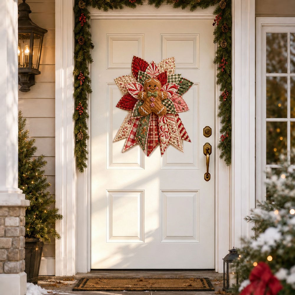 🎄Beginner-Friendly Oversized Christmas Character Quilted Door Hanger Sewing Kit | Complete Kit with All Tools & Step-by-Step Guide Included 💕
