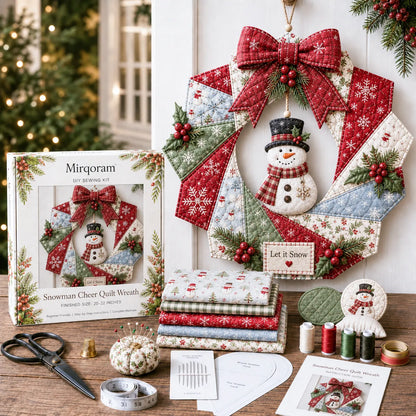 🔥LAST DAY 50% OFF - 🎄Christmas Fabric Wreath DIY Kit – A Keepsake You’ll Hang with Pride Year After Year💫
