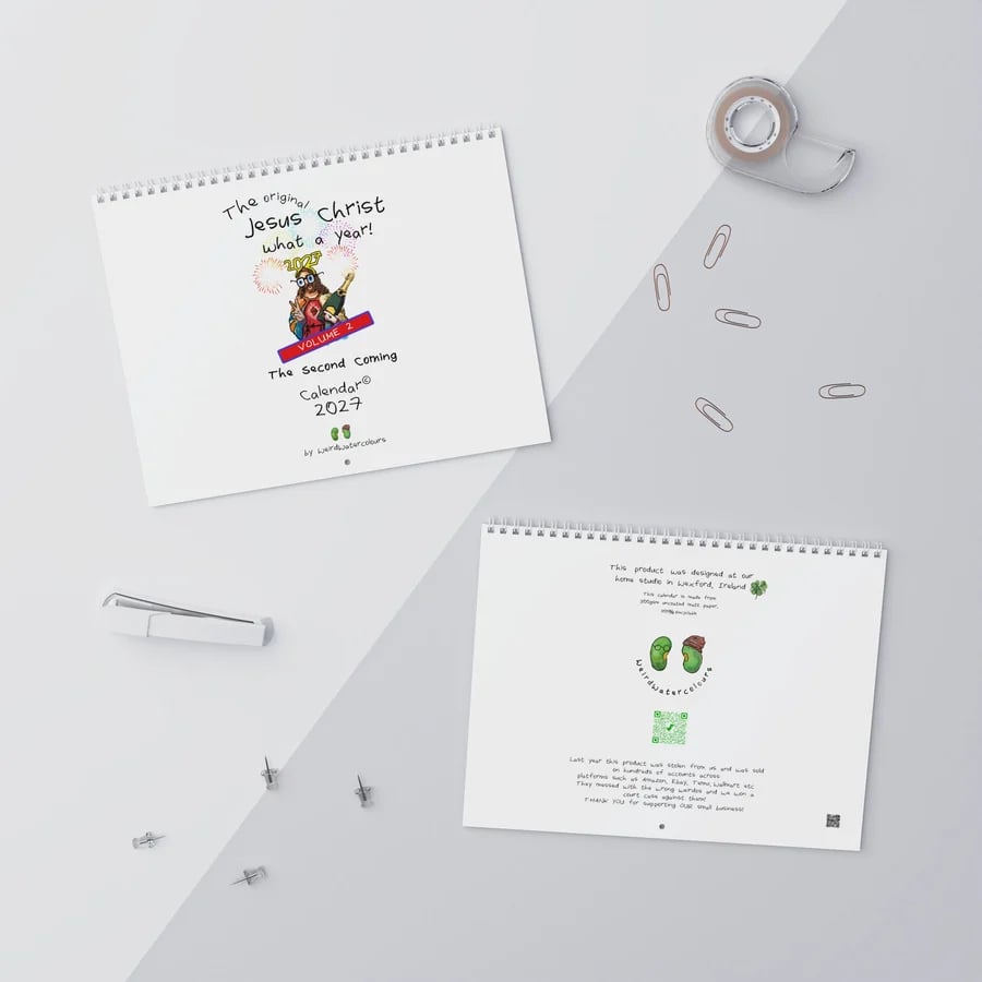 ✝️ Jesus Christ, What A Year! 2027 Funny Christian Calendar 😂