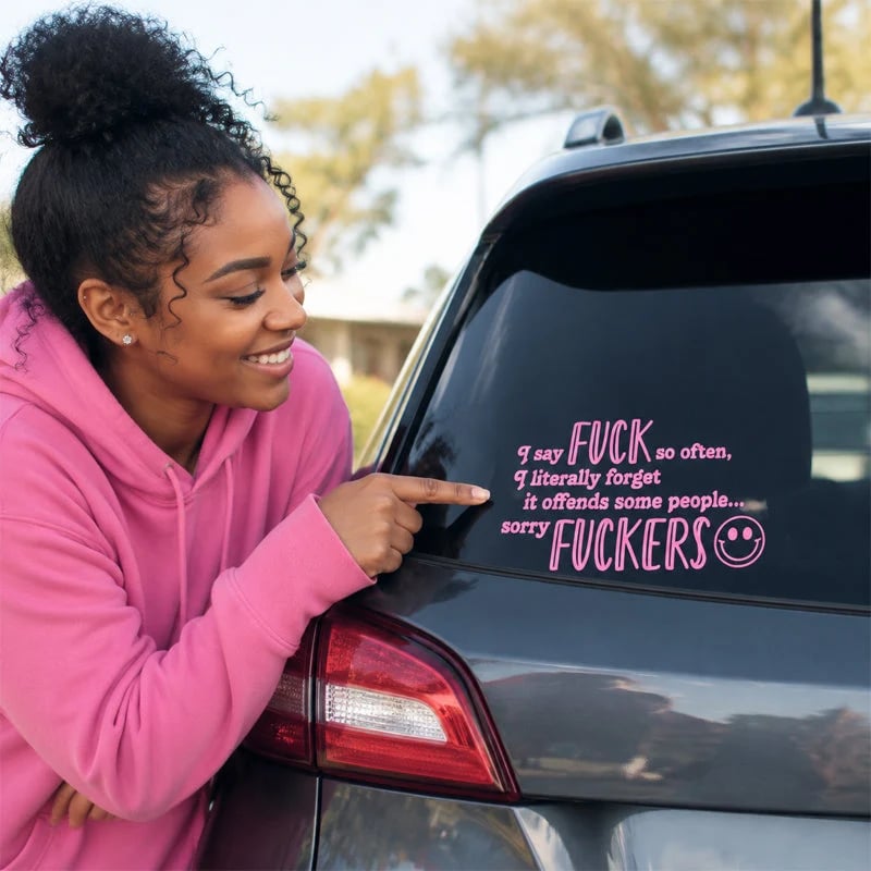 🔥Last Day 50% OFF - 😈🖤 "I Say F*ck SO OFTEN" Funny Car Decal