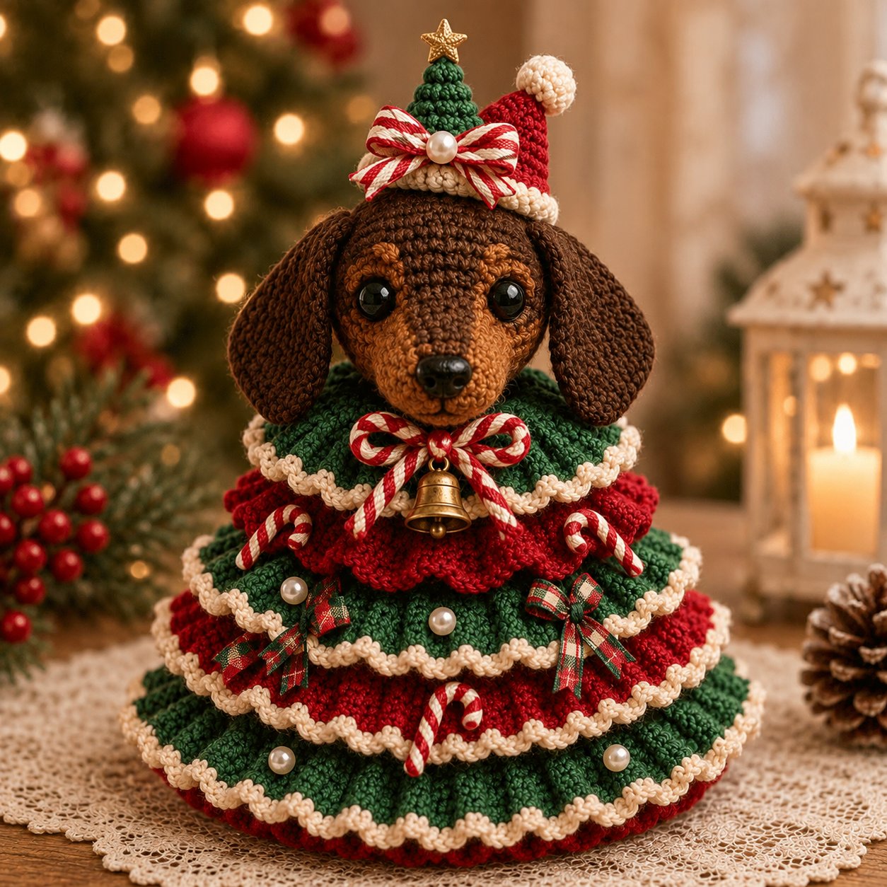 🔥LAST DAY 50% OFF - 🎄Crochet Animal Christmas Tree DIY Kit – Stitch a Little Christmas Magic