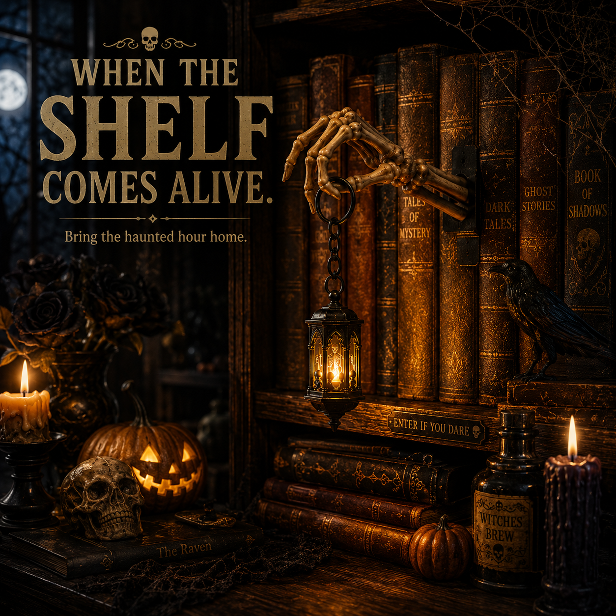💀Skeleton Hand Lantern Shelf Light™