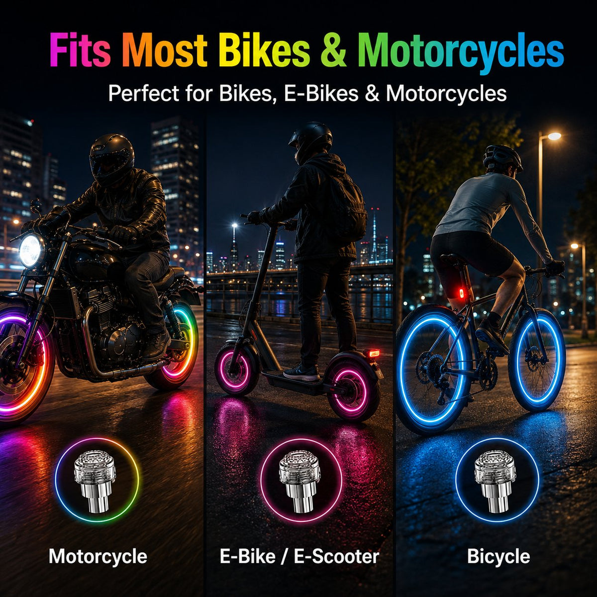 🔥Hot Sale - 49% OFF🔥LED Tire Valve Stem Lights