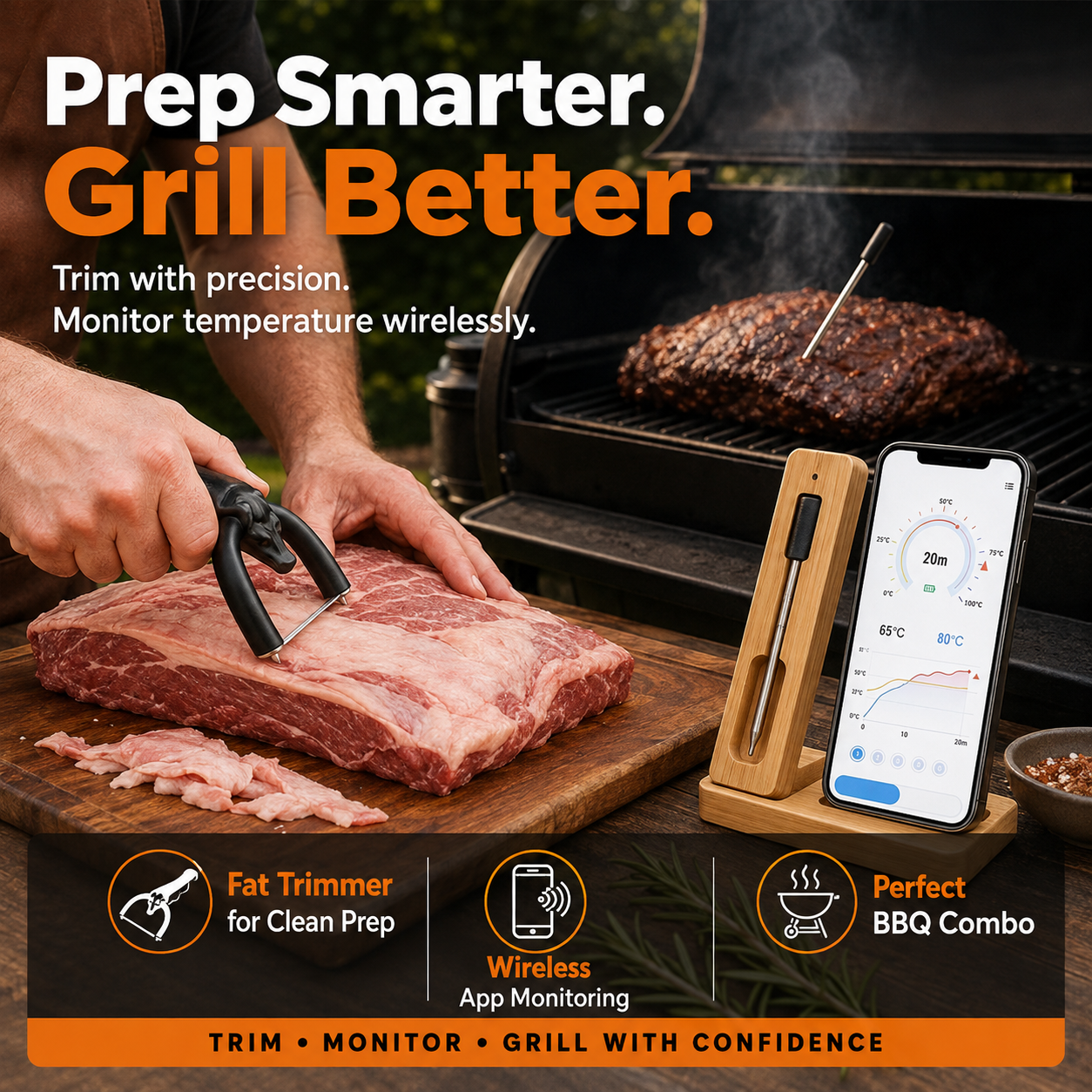Handheld Fat Trimmer for Beef & Pork