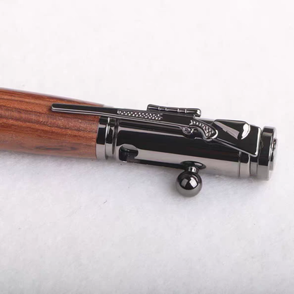 🖊100% Handmade Bolt Action Wooden Bullet Pen| Crafted From Real Wood & Bullet Casing