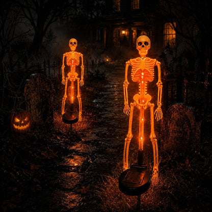 💀 Last Day 50% OFF – Solar Skull Garden Lights with Eerie Color-Changing Glow 🎃