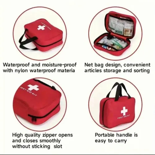 First aid preparedness kit lifestyle view