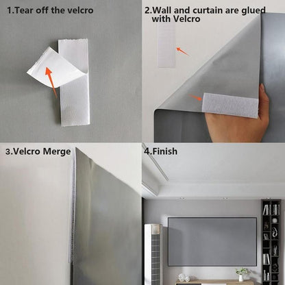 🔥Hot Sale - 49% OFF🔥4K Metal Lightproof Foldable Portable Movie Screen (16:9)🎥✨