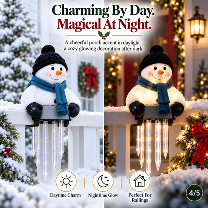 ⛄Winter Glow Snowman Icicle Light Decor