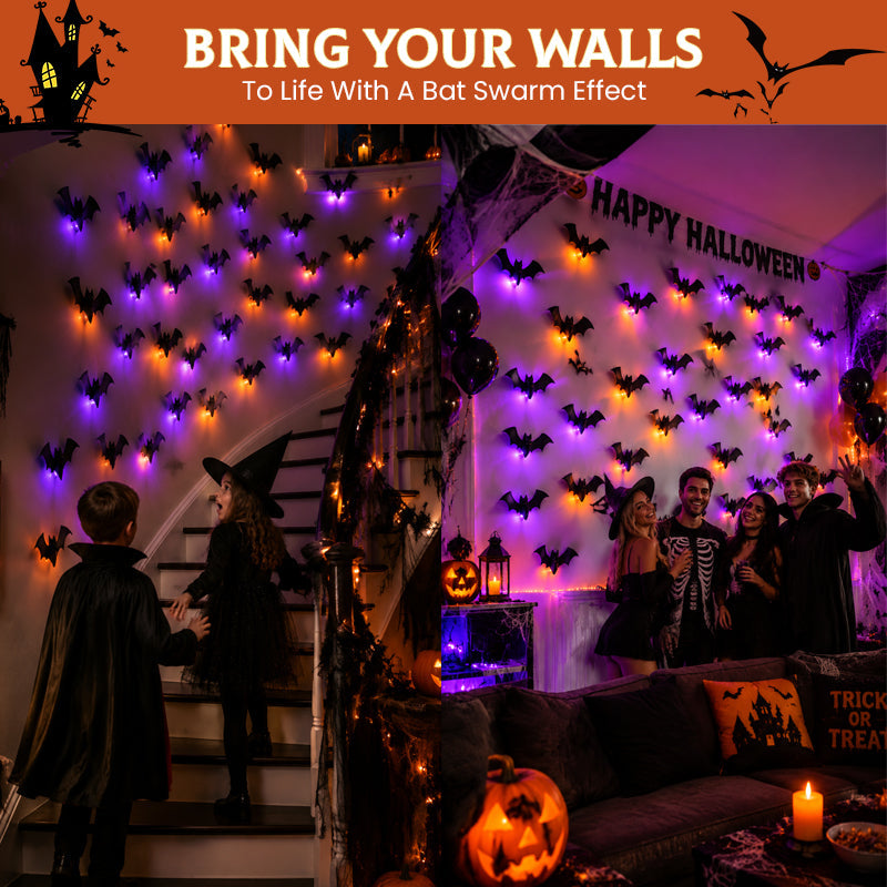 Halloween LED Flying Bat Decorations