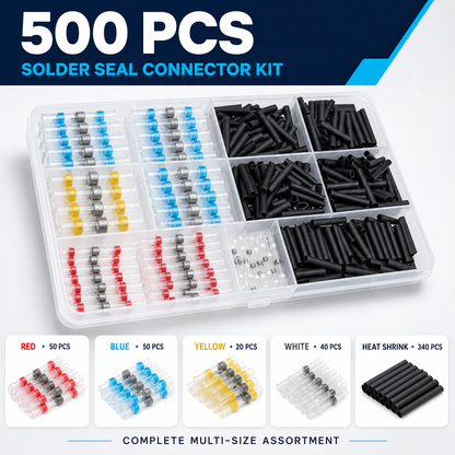 🔥Last Day 49% OFF - ✨300PCS WATERPROOF SOLDER WIRE CONNECTOR KIT
