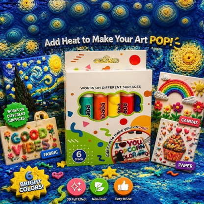 🎁🔮Magic Pen – Draw 3D with one stroke!🎄 DIY Bubble Popcorn Drawing Pens🔥