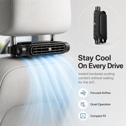 🔥Rechargeable Car Seat Cooling Fans