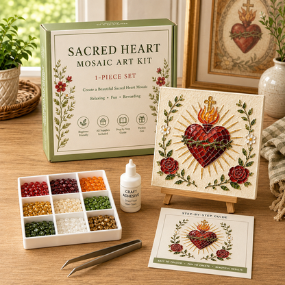 ✝️ Christian Sea Glass Art Kit