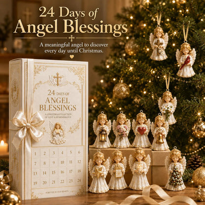 🔥HOT SALE🔥⏳ Last Day 49% OFF – 👼 24-Day Angel Christmas Advent Calendar | 24 Unique Faith-Inspired Angel Ornaments with Hanging Loops for Daily Advent Surprises & Tree Display 🎄✨