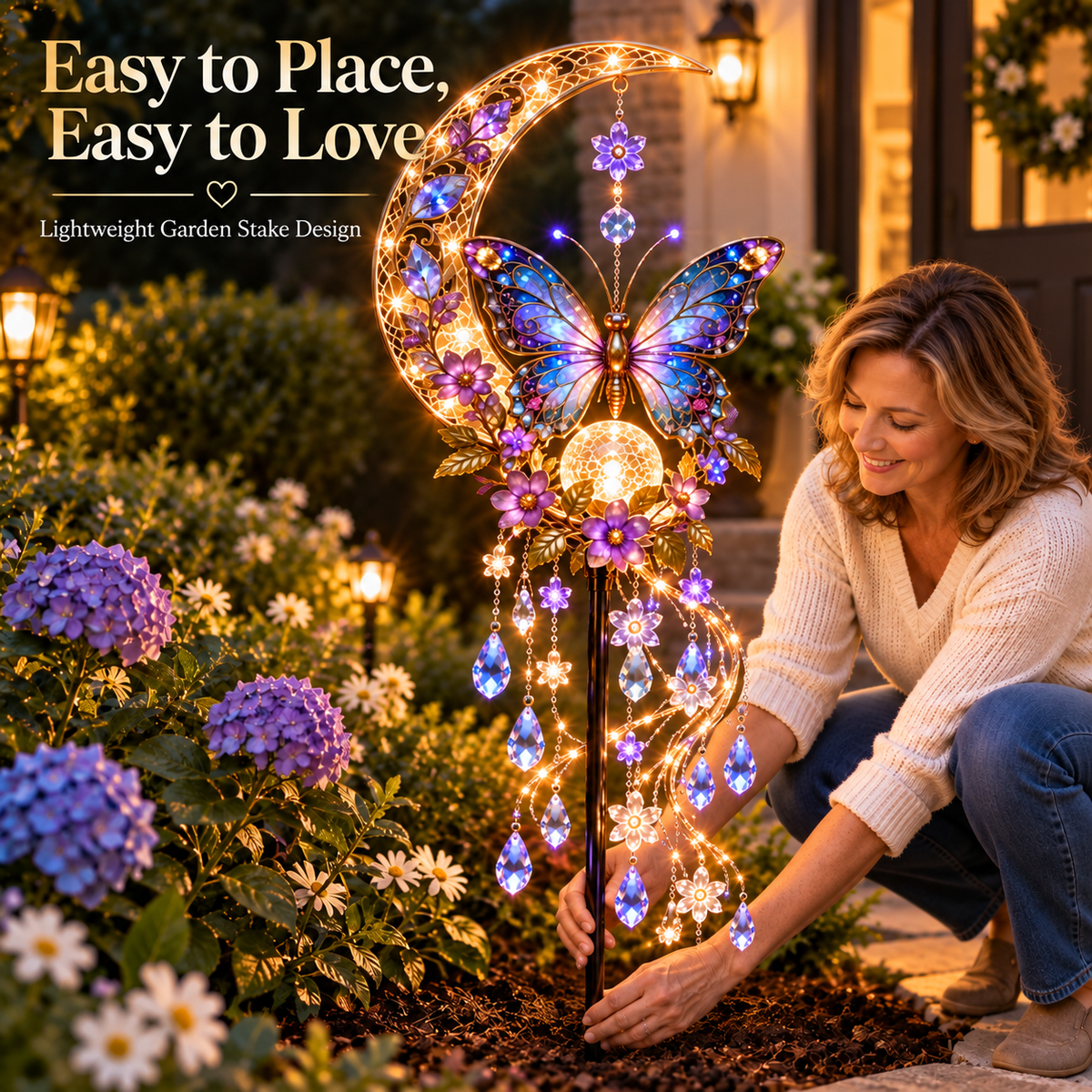 🦋Butterfly Moonlight Cascade™ A Little Moonlight Magic for Your Garden🌺