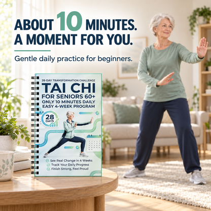 ☯️ 28-Day Tai Chi Practice Book for Beginners and Seniors