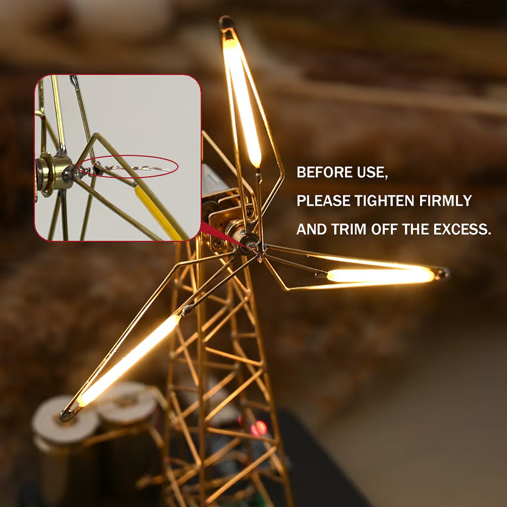 🎁 DIY Windmill Night Light – Creative DIY Gift for Kids & Adults