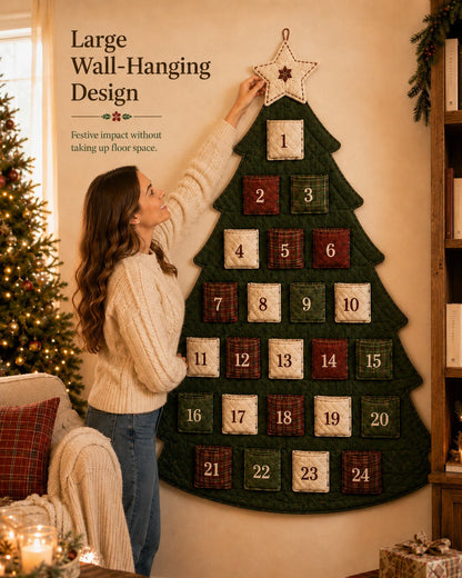 🔥Last Day 49% OFF - 🎄✨DIY 24-Pocket Fabric Christmas Advent Tree Kit(📦 Buy 2 Free Shipping)