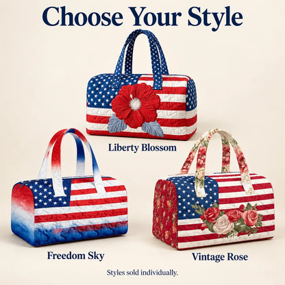 Handmade Quilted USA Tote Bag 🇺🇸 Proudly American-made💖