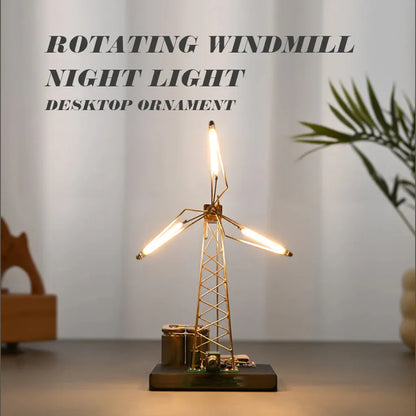 🎁 DIY Windmill Night Light – Creative DIY Gift for Kids & Adults